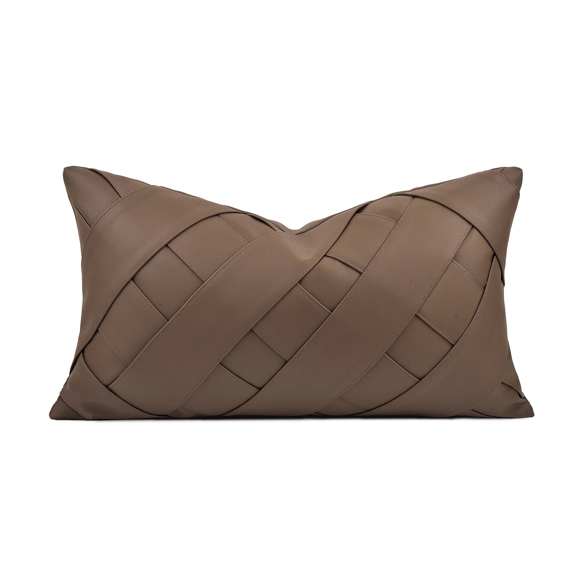 Modern Simple Bla Series Sofa Pillow Luxury Soft Decoration Sample Room Pig Skin Simulation Long Waist Pillow Cuion